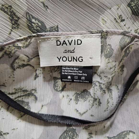 David Young One Size EUC Cold Shoulder Kimono - Picture 6 of 7